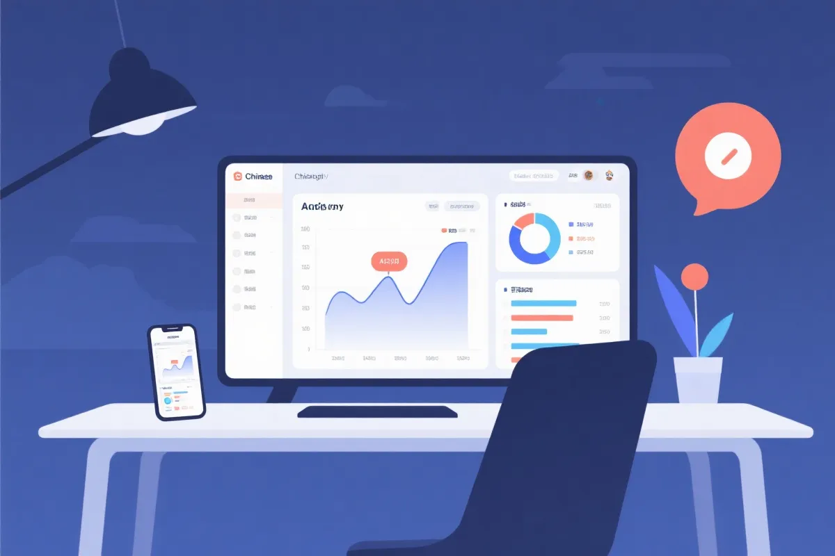 数据分析与移动提醒示意图